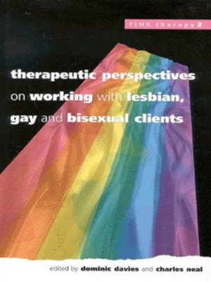 cover image of Therapeutic perspectives on working with lesbian, gay, and bisexual clients